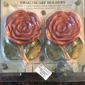 ✅SOLD✅ Pink Floral Swag Holders